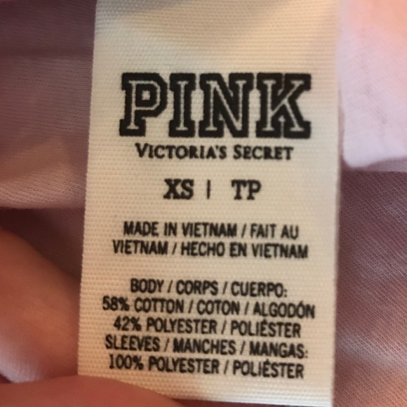 PINK Victoria’s Secret 2 T-Shirt Bundle Size XS - Picture 6 of 7